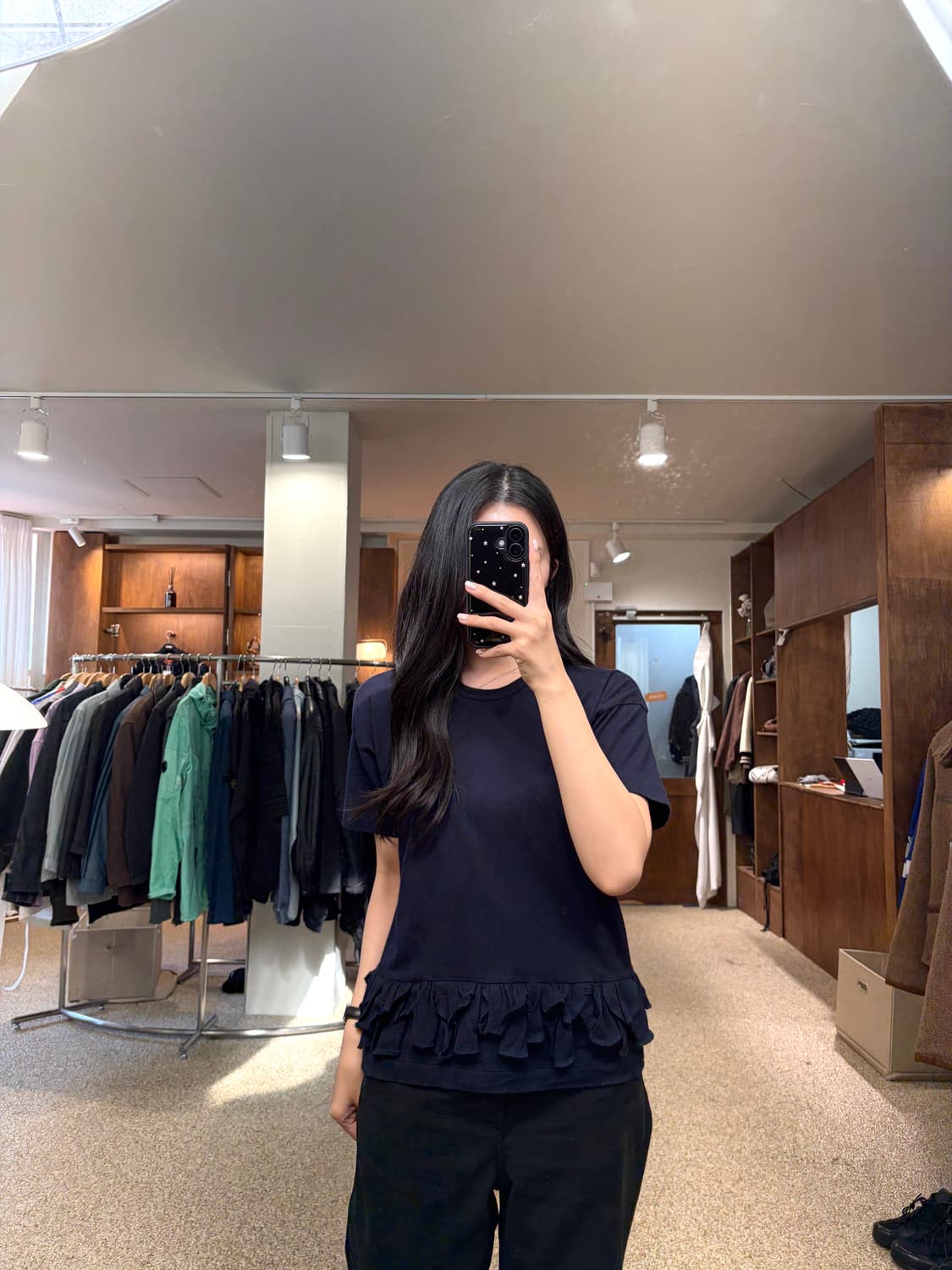 꼼데가르송 러플 반팔 티셔츠 상품이미지2