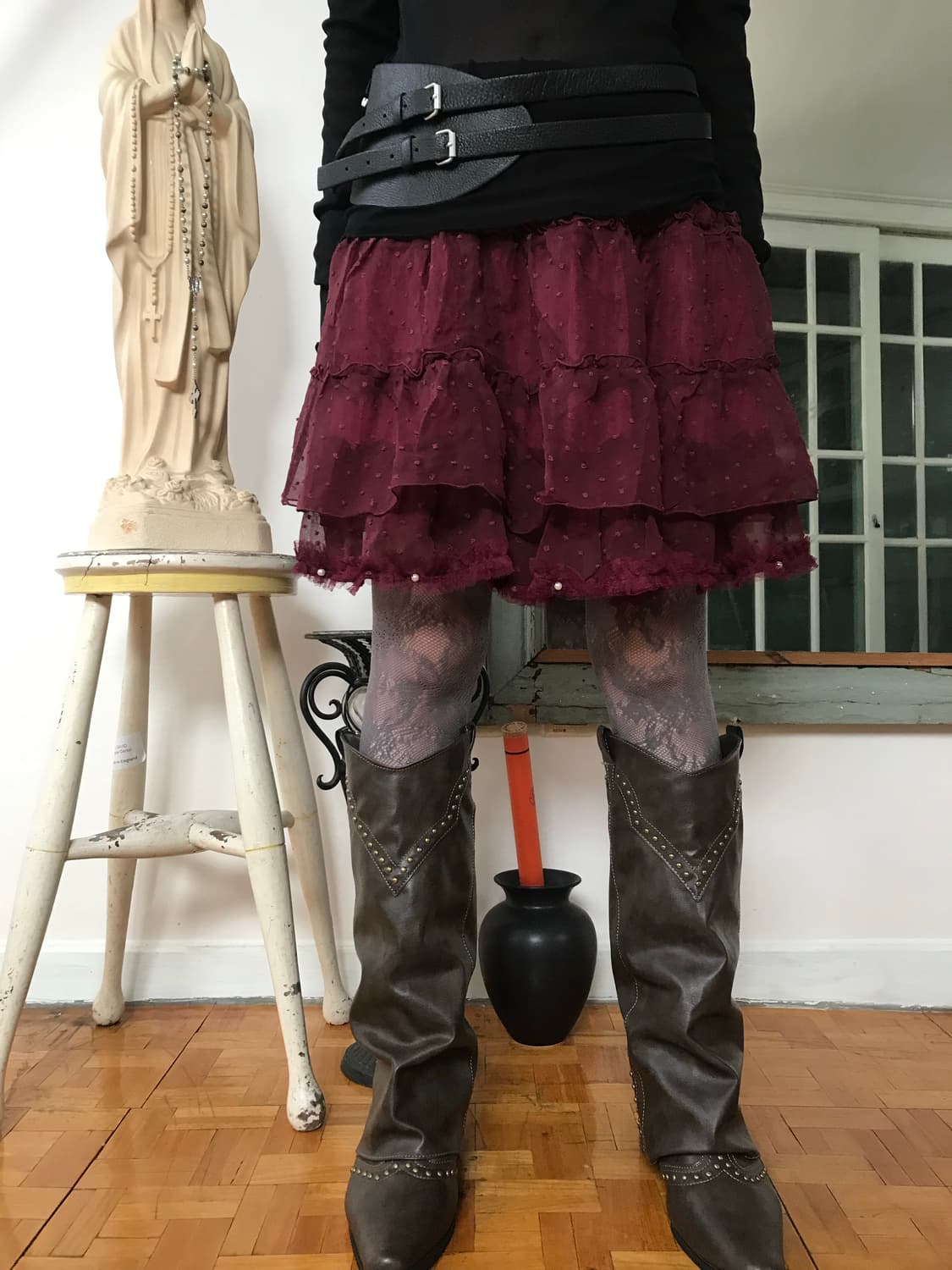 vintage frill skirt (free) 상품이미지3