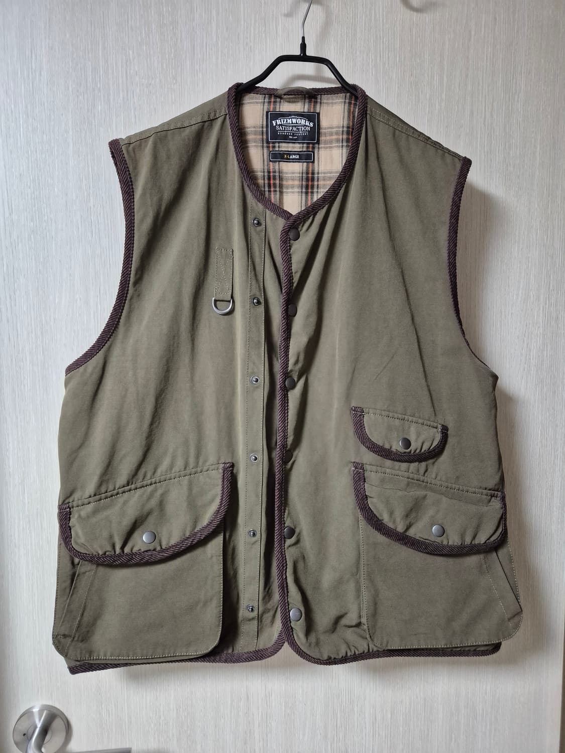 프리즘웍스 헌팅 베스트 XL 누빔 베스트 상품이미지3