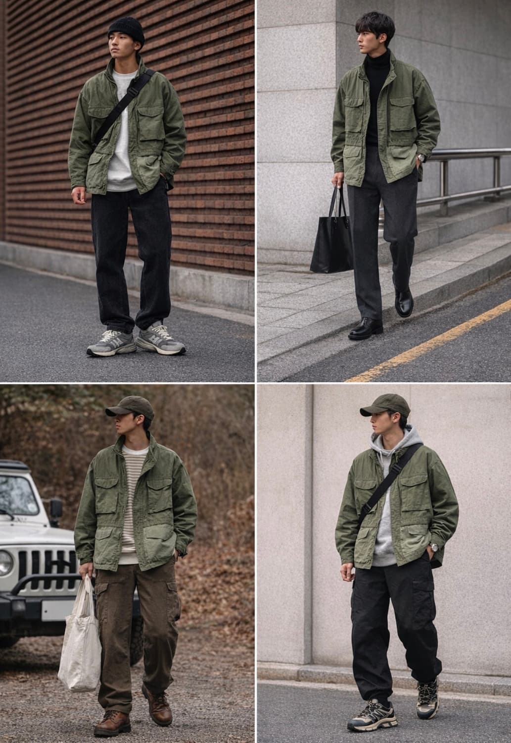 BEAMS 빔즈 M65 레이어드 자켓 (새상품) 상품이미지4