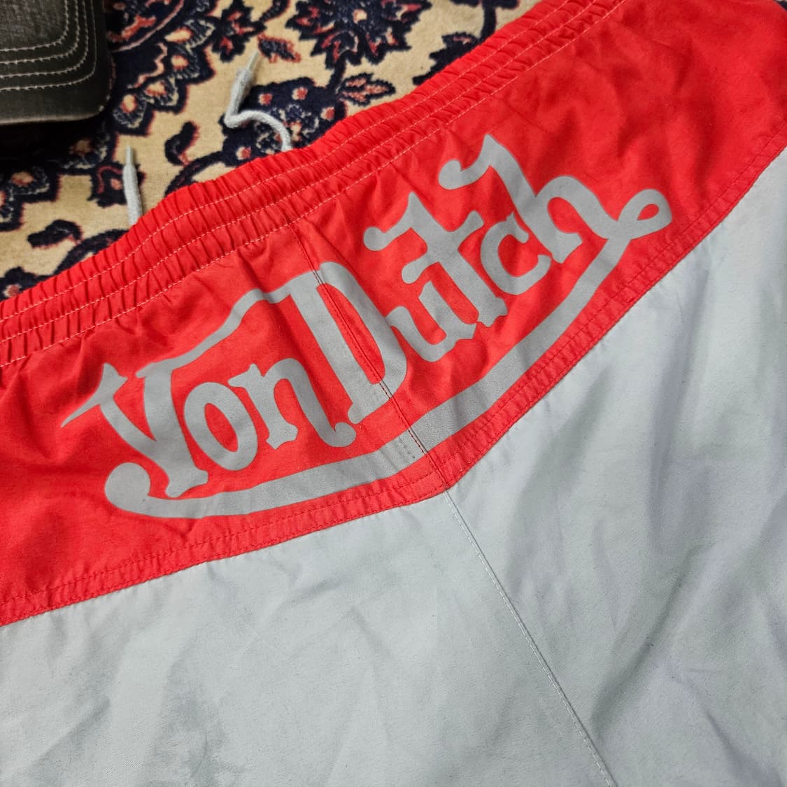 본터치(Vondutch) 00's 빽 레터링 반바지 쇼츠 상품이미지4