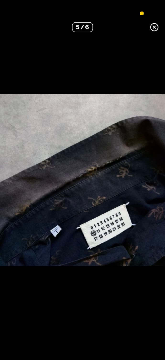 마틴 마르지엘라 모노그램 패턴 셔츠 상품이미지3