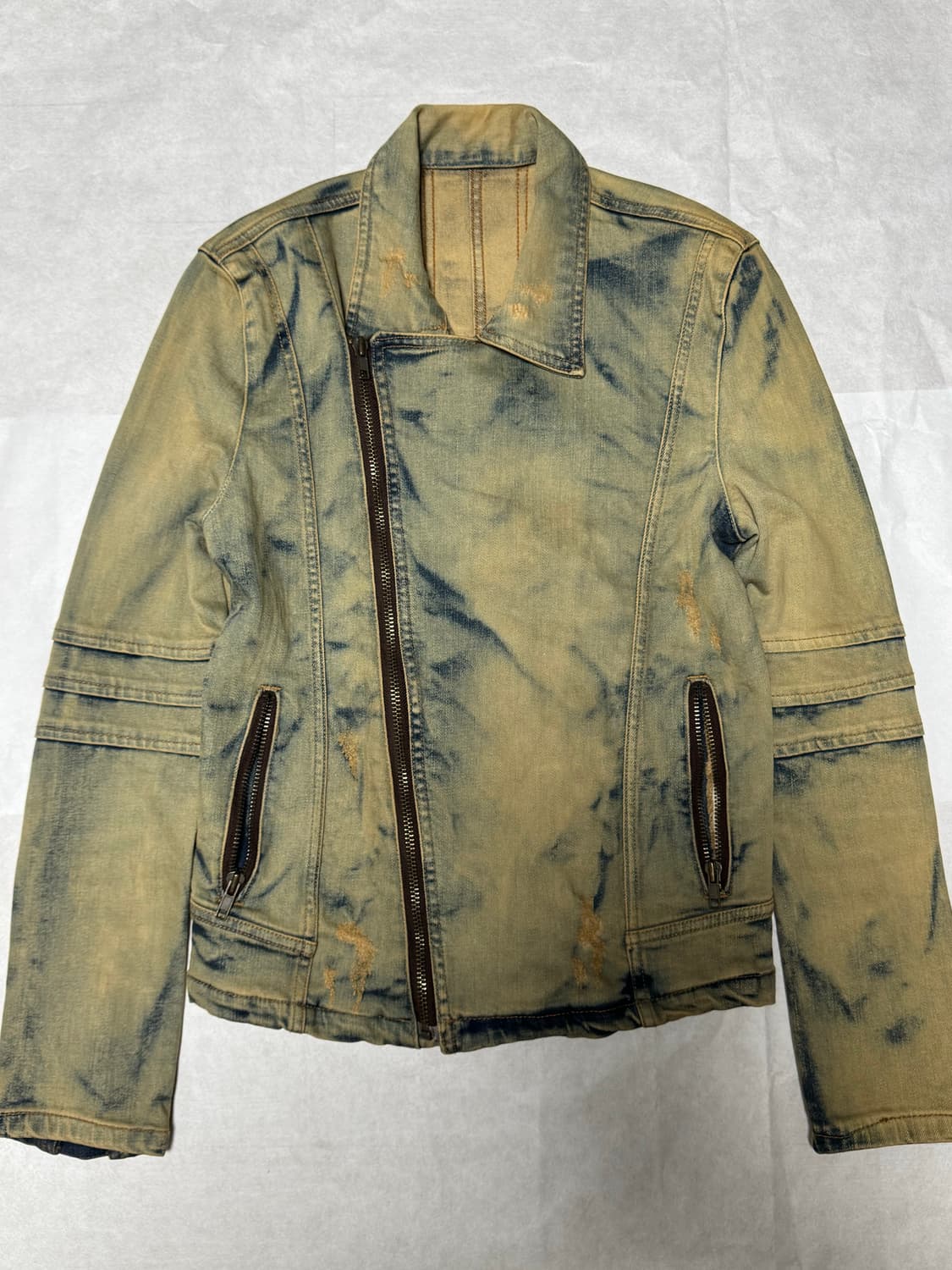 vintage diagonal washing jacket 상품이미지1