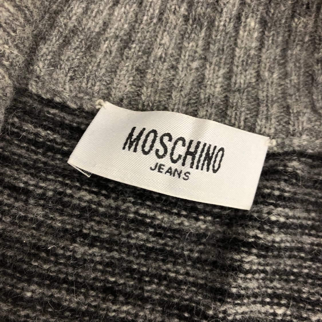 모스키노 백로고 울 니트집업 자켓 상품이미지5