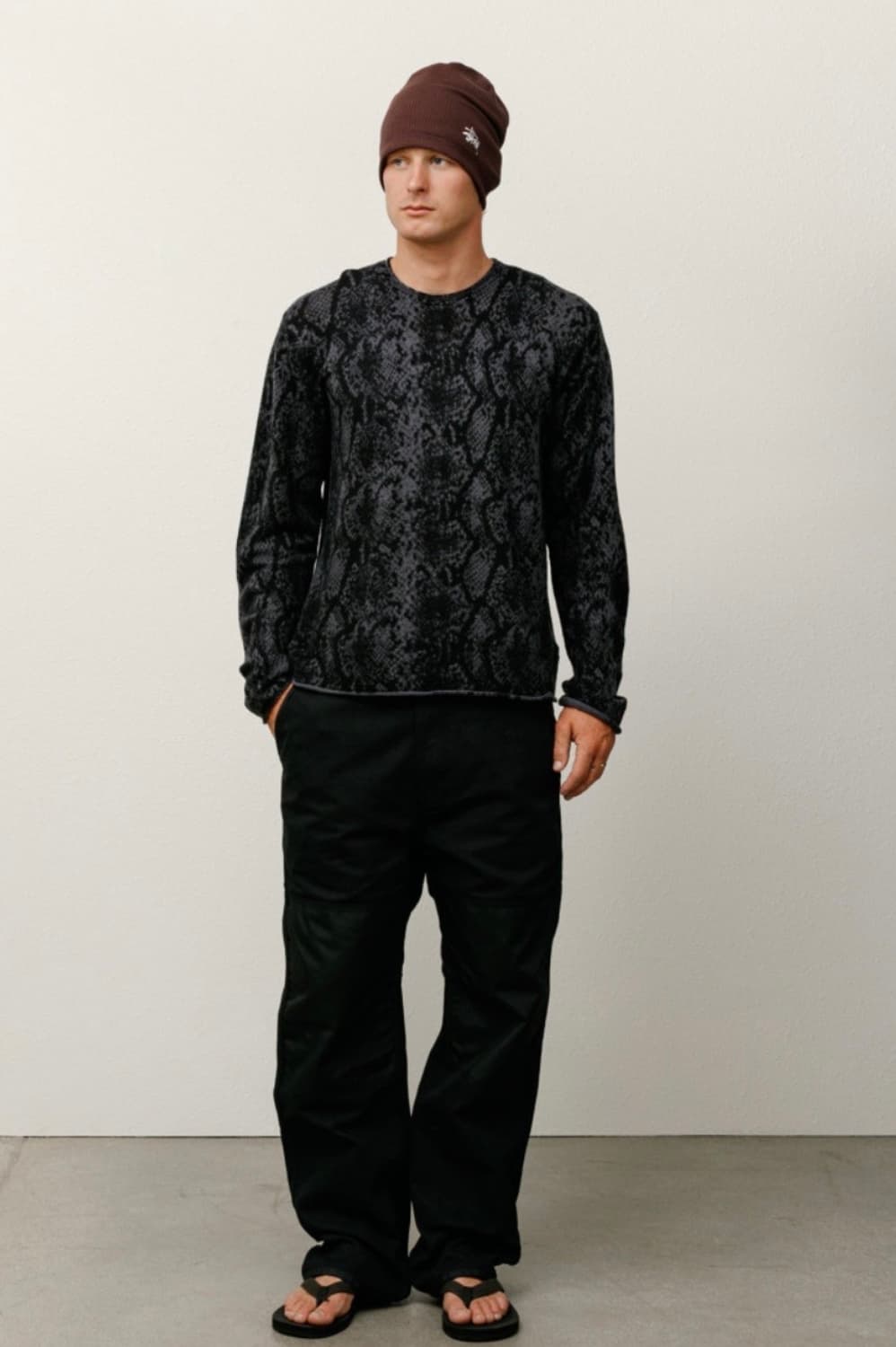 stussy 파이썬 크루 스웨터 니트  상품이미지4