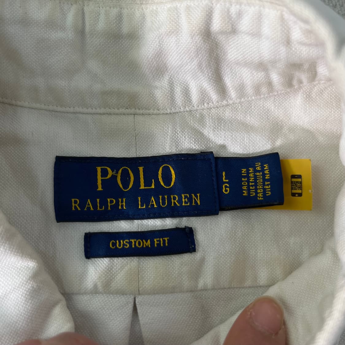 105 폴로랄프로렌 신형라벨 코튼 화이트 셔츠  상품이미지4