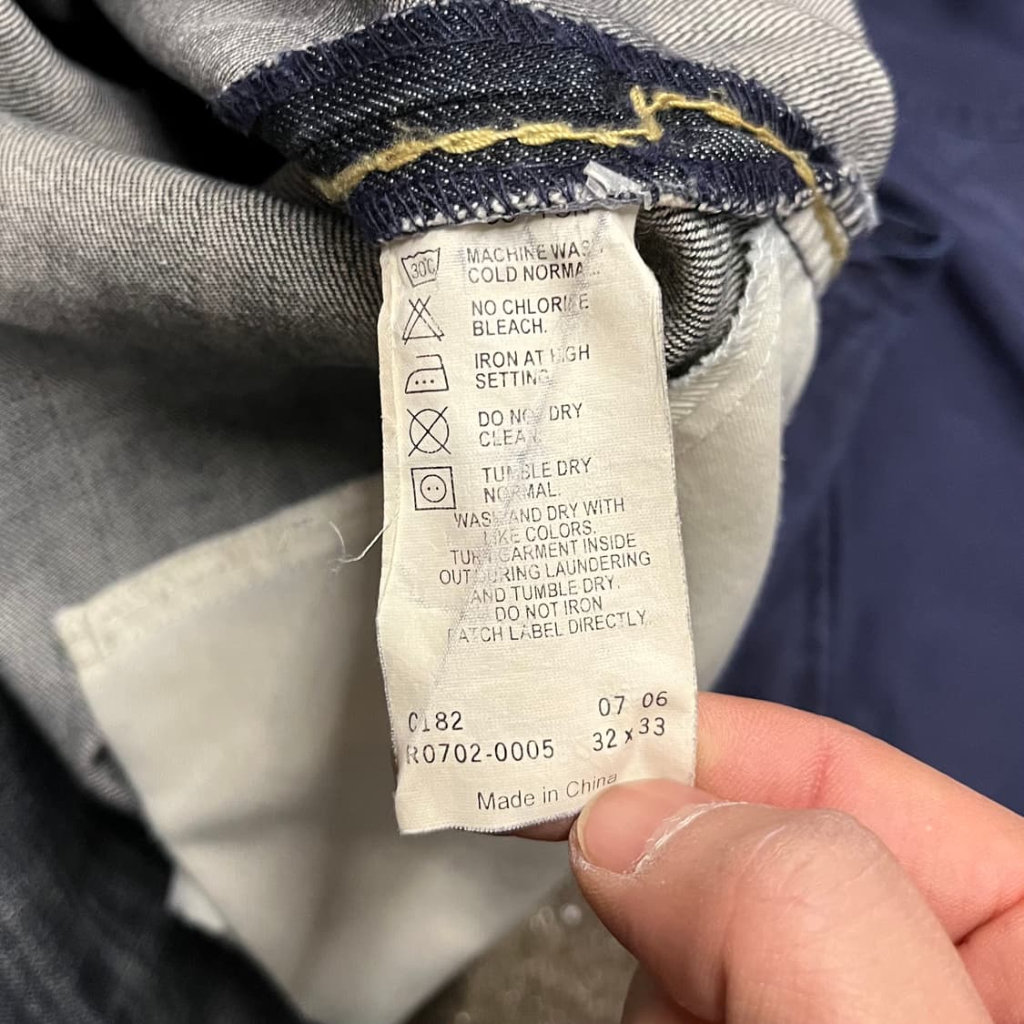 00s 리바이스 레드룹 워싱진 (32“) 상품이미지6