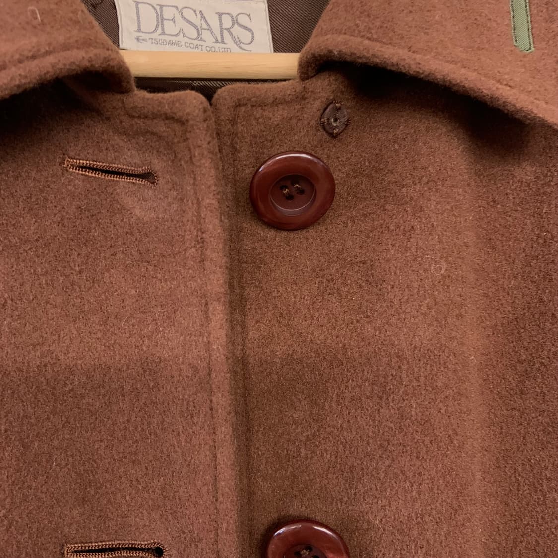 일본 빈티지 울블렌드 코트 상품이미지4