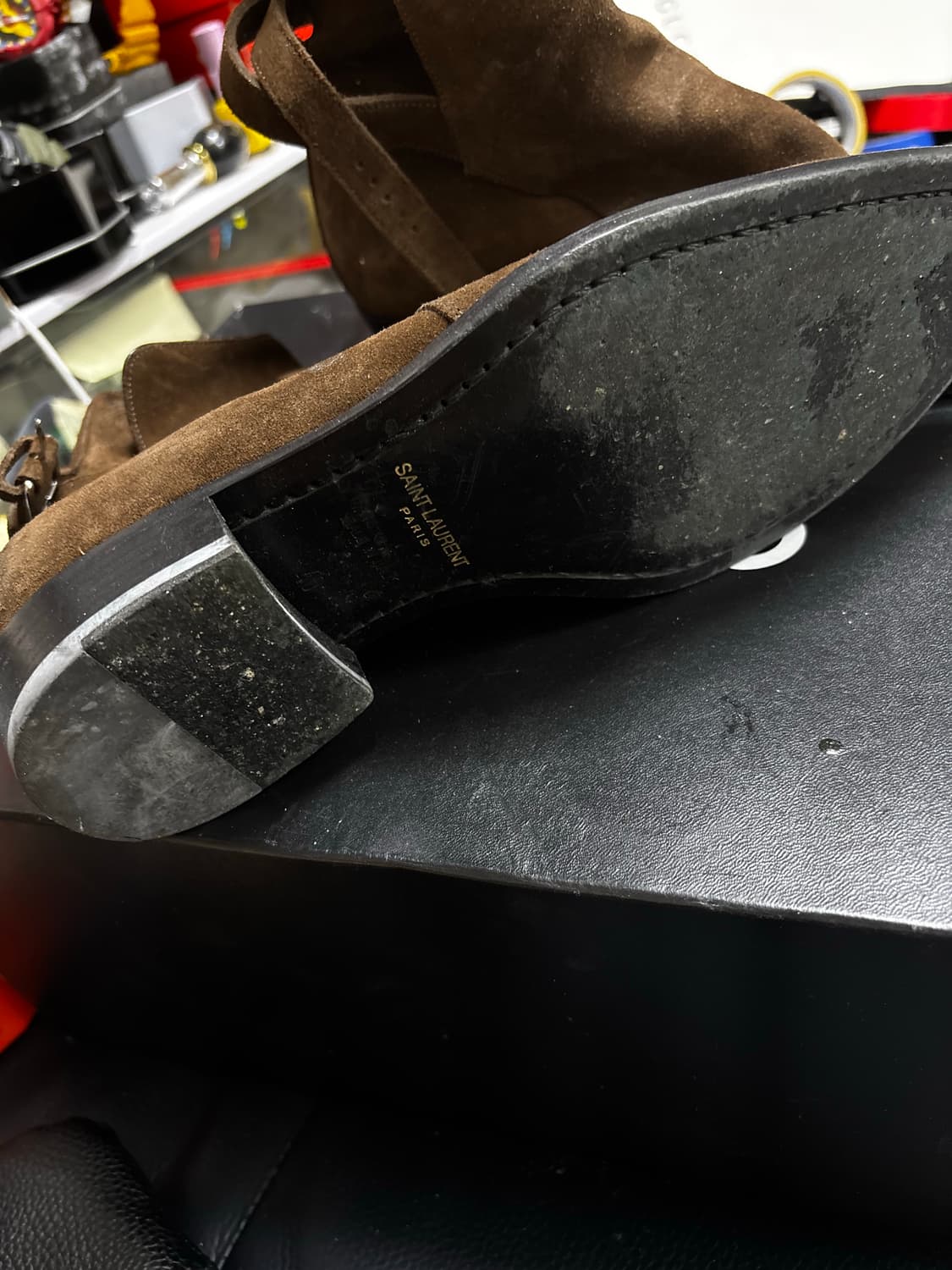 16f/w 초레어 시가로  생로랑 와이엇 조퍼부츠 상품이미지5