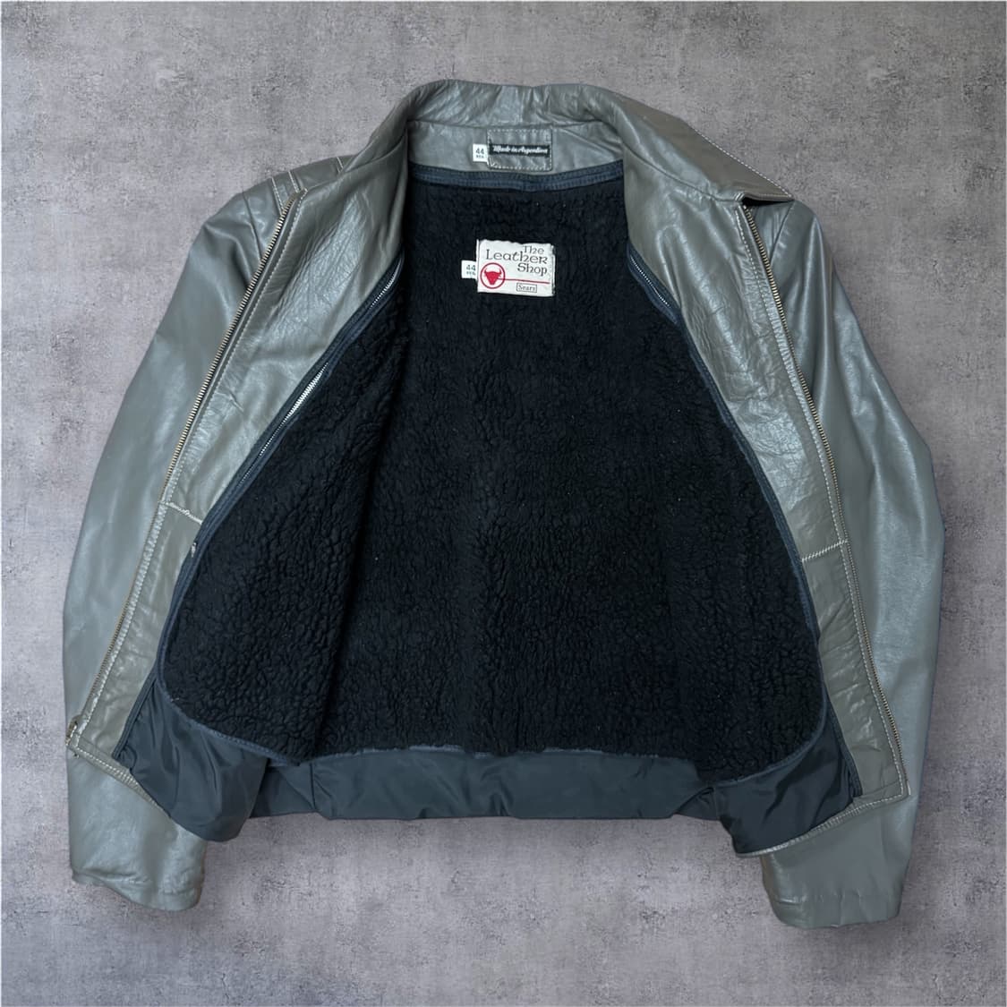 80s sears(the leather shop)웨스턴 레더자켓 44 상품이미지5