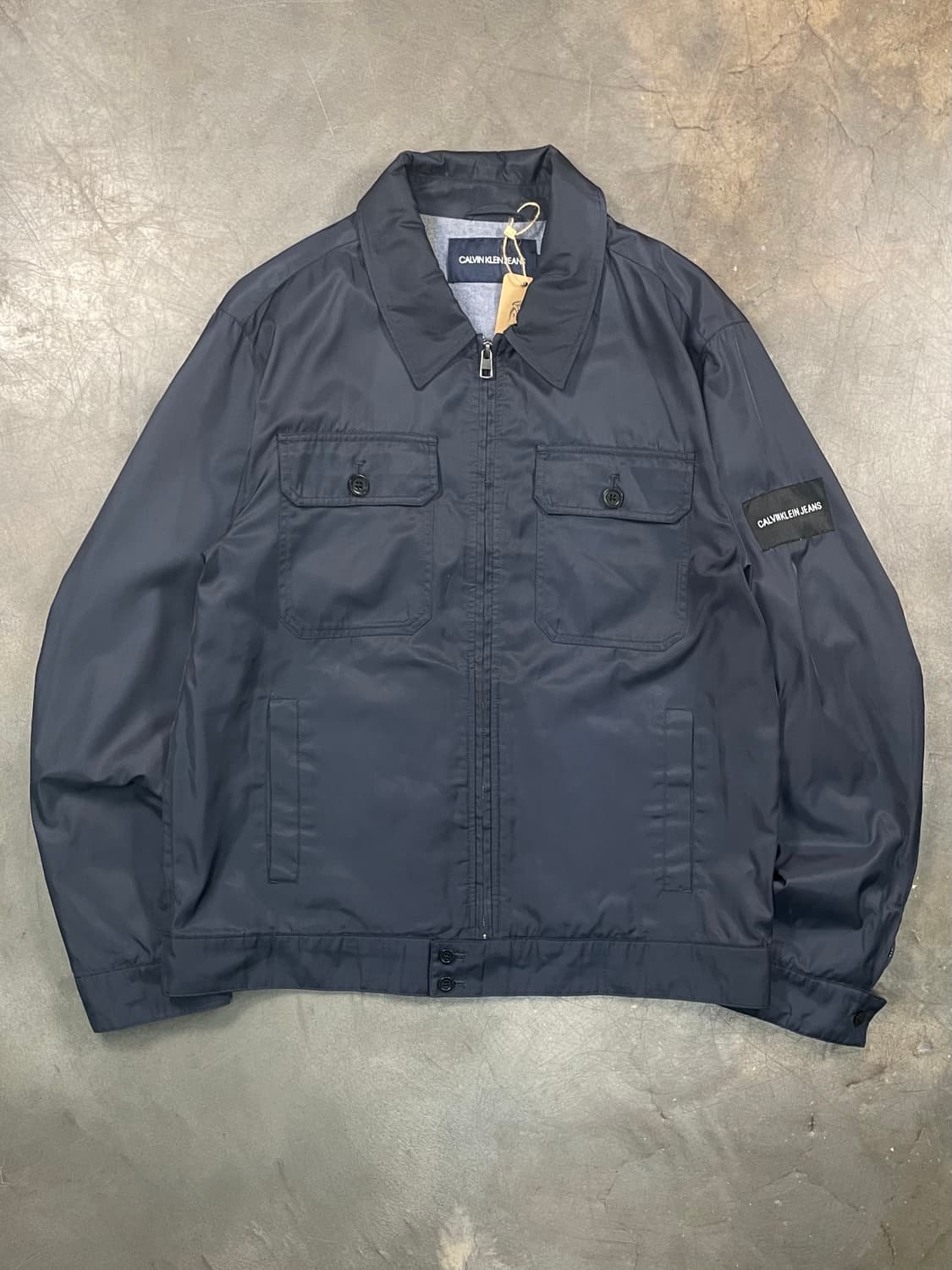 캘빈 클라인 암패치 바이커 자켓 상품이미지1