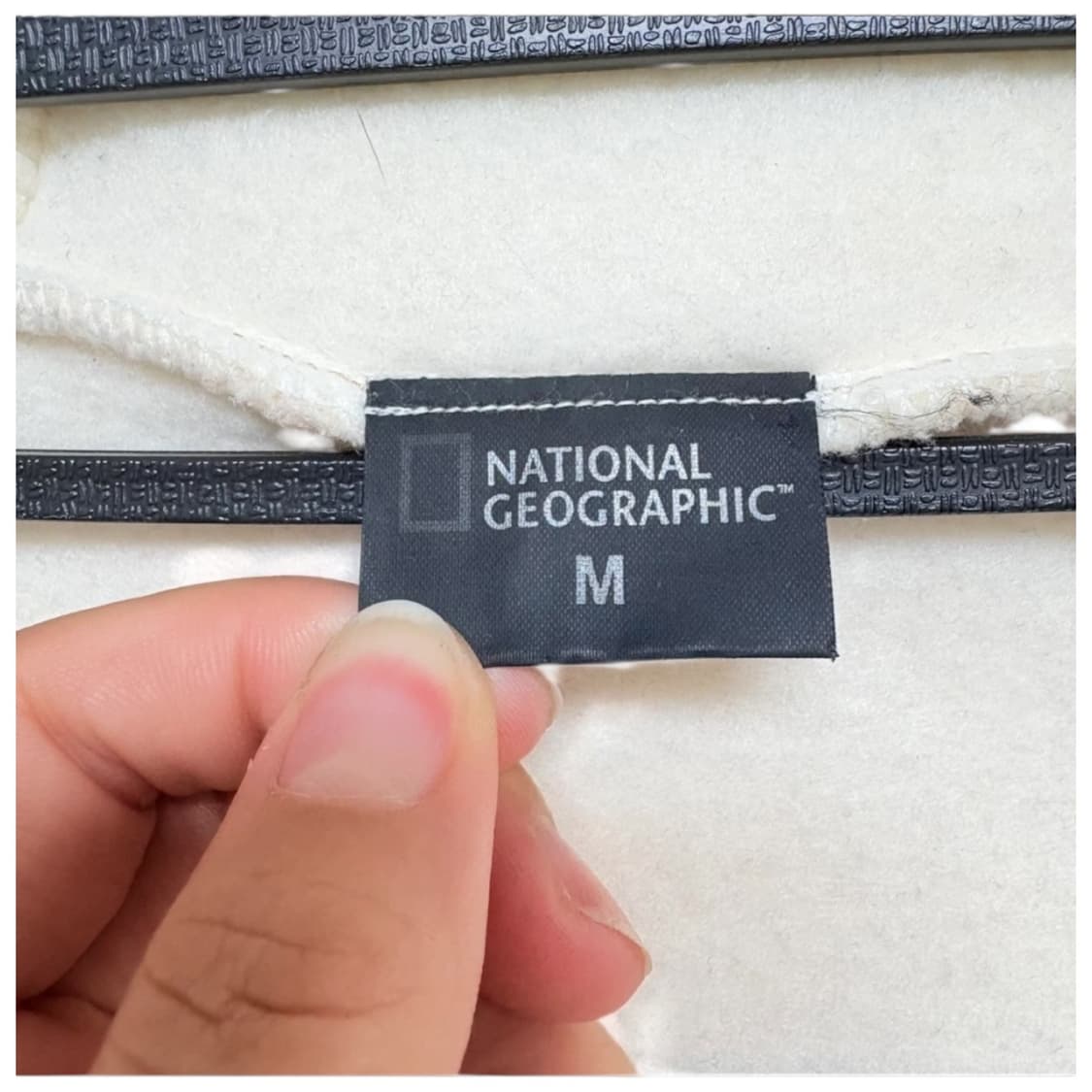 내셔널지오그래픽 아이보리 뽀글이 후리스 플리스자켓 상품이미지4