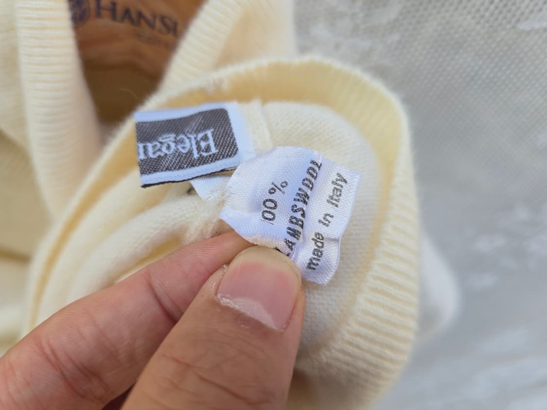 빈티지 이태리제 램스울 니트 상품이미지7