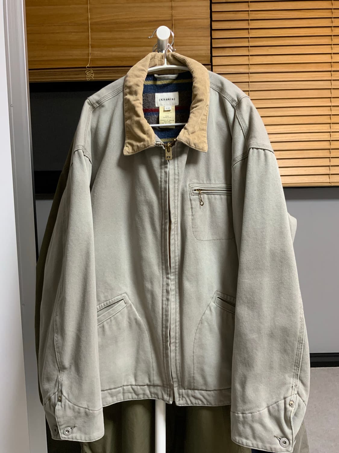 카키스 디스트레스드 덕 자켓 (엑스라지) 상품이미지1