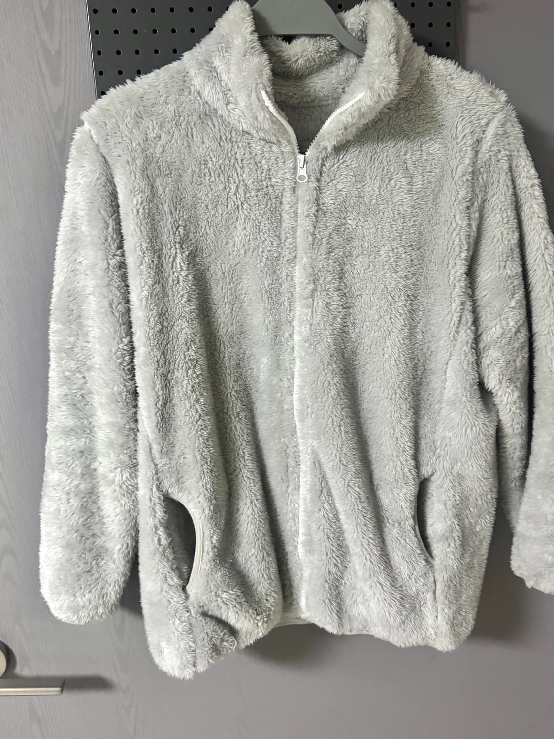 후리스 집업 자켓 진그레이 상품이미지1