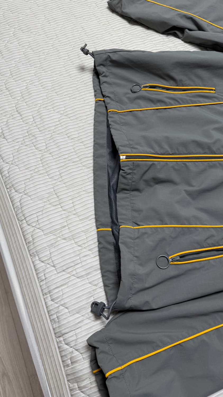 [L]디젤 J-하이브스 콘트라스트 파이핑 윈드브레이커 그레이 상품이미지4