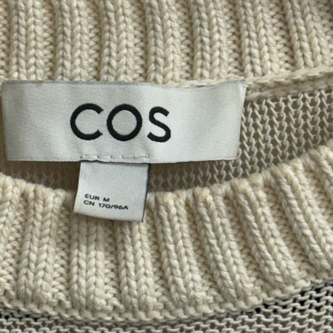 코스(COS) 아이보리 하프 니트 (M) 상품이미지2