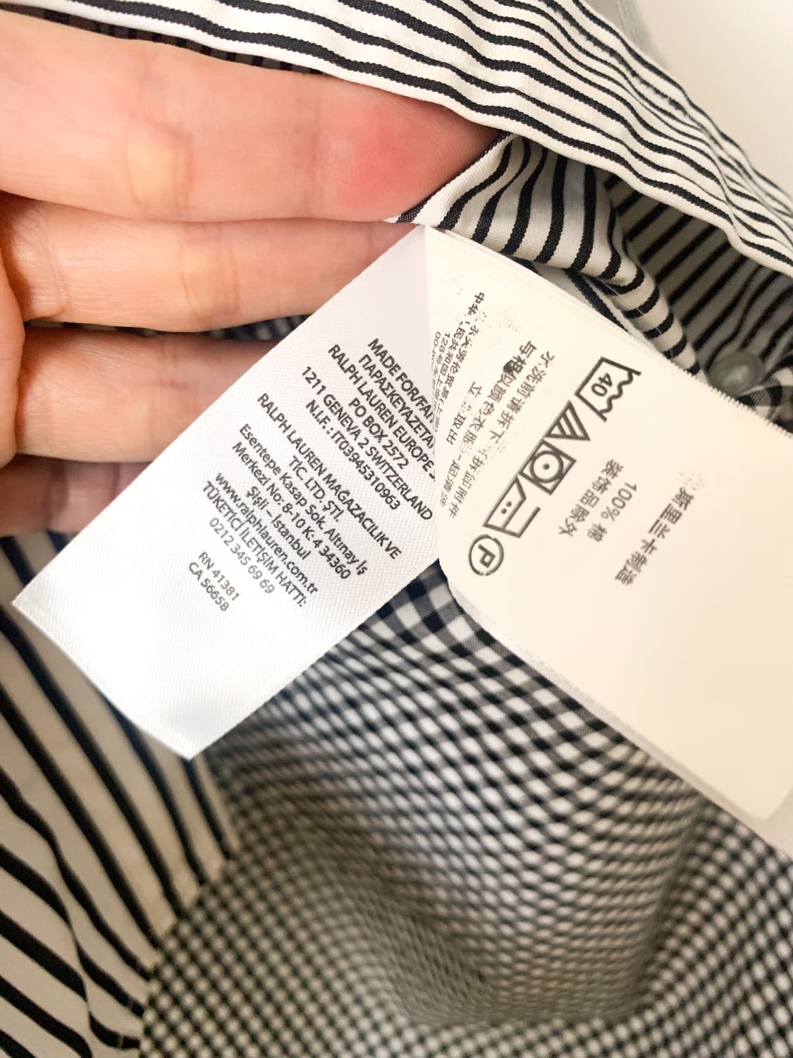 [US6] 폴로 랄프로렌 스트라이프 패치워크 셔츠  상품이미지6