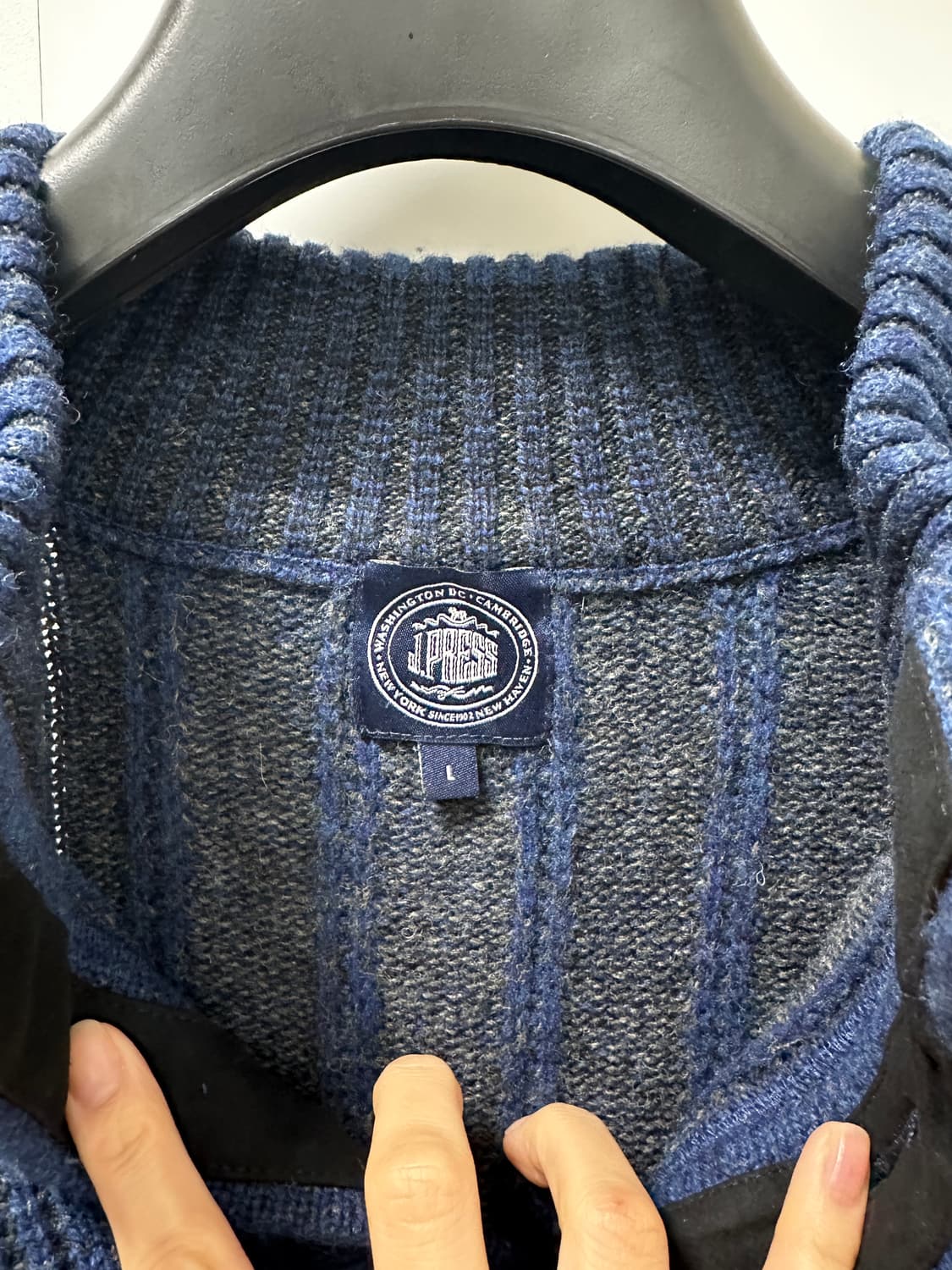 제이프레스 남성 L사이즈 버튼넥 니트 상품이미지4