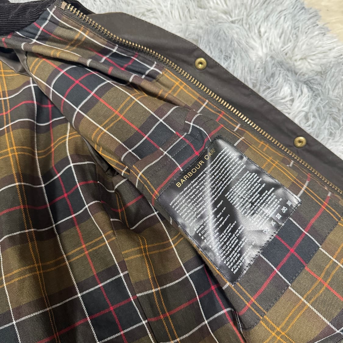 바버 애쉬비 왁스자켓 남성 M사이즈 상품이미지4