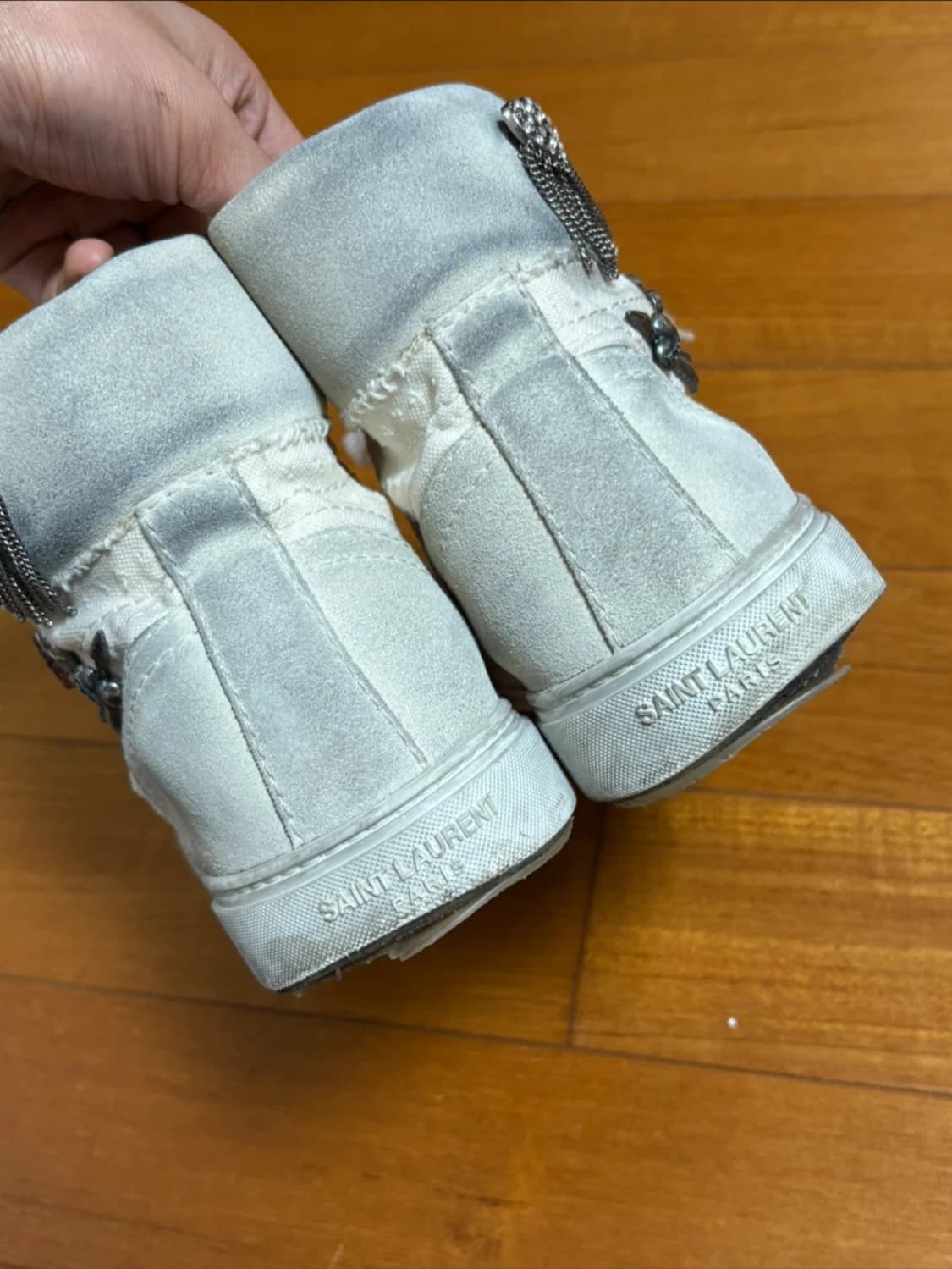 생로랑 forever smoking 하이탑 스니커즈 40사이즈 상품이미지3