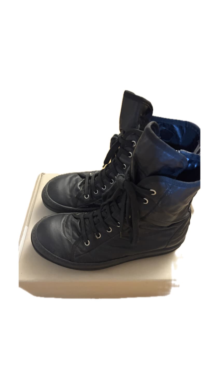 Rick Owens Ramones high Triple Black 상품이미지2