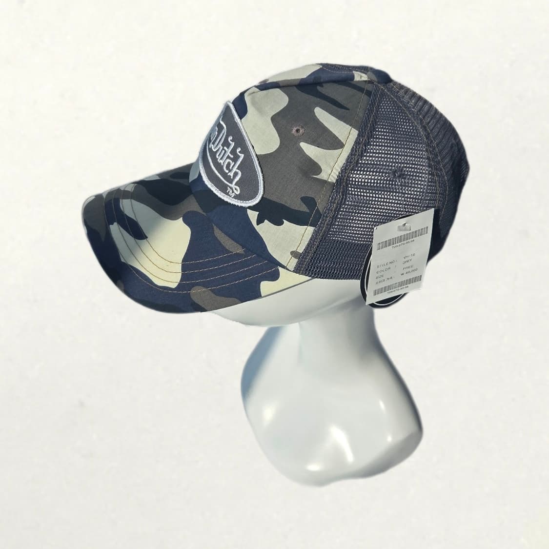 본더치 카모 트러커캡 밀리터리 y2k 상품이미지3