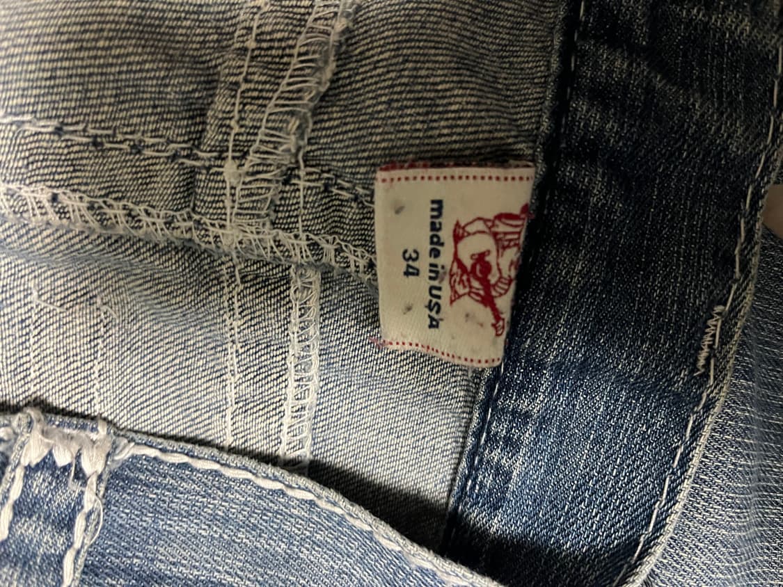 트루릴리젼 연청바지 상품이미지5