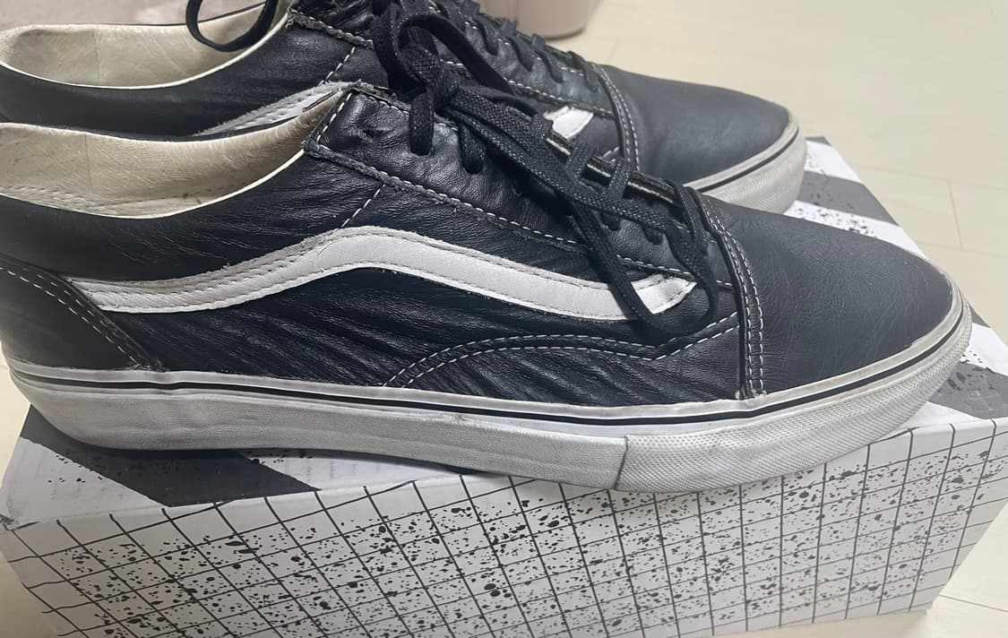 반스 볼트 og 올드스쿨 lx 레더 블랙 상품이미지6