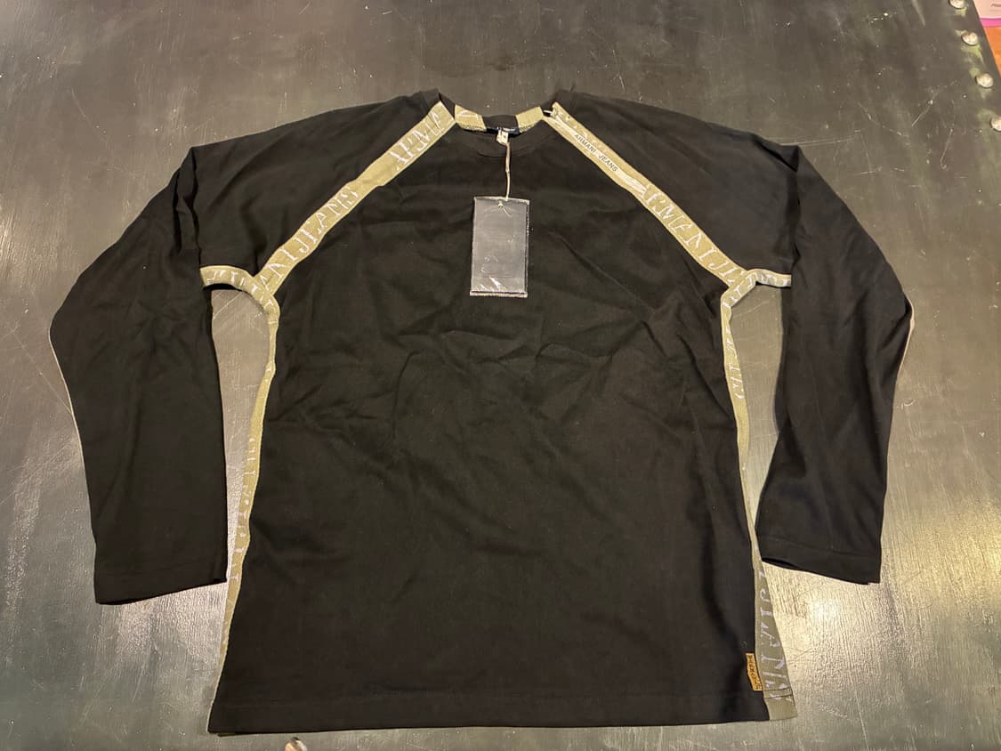 M) 아르마니 래글런 롱슬리브 블랙 상품이미지1