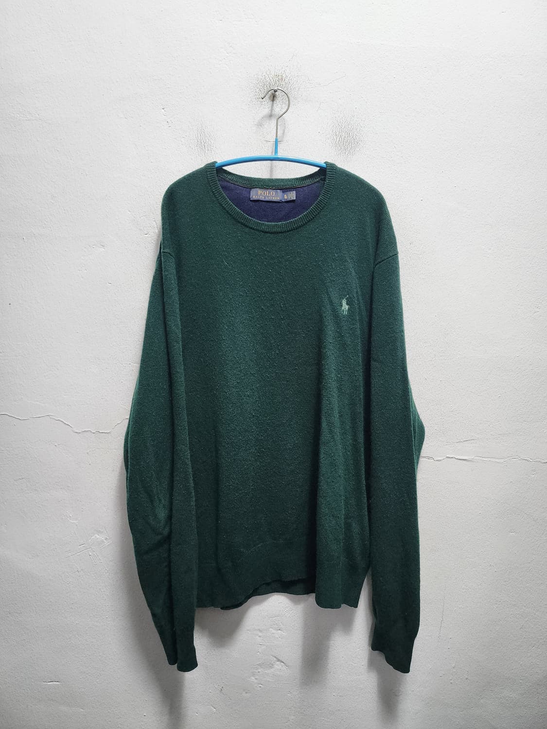 폴로 랄프로렌 메리노울 그린 니트 스웨터 상품이미지1