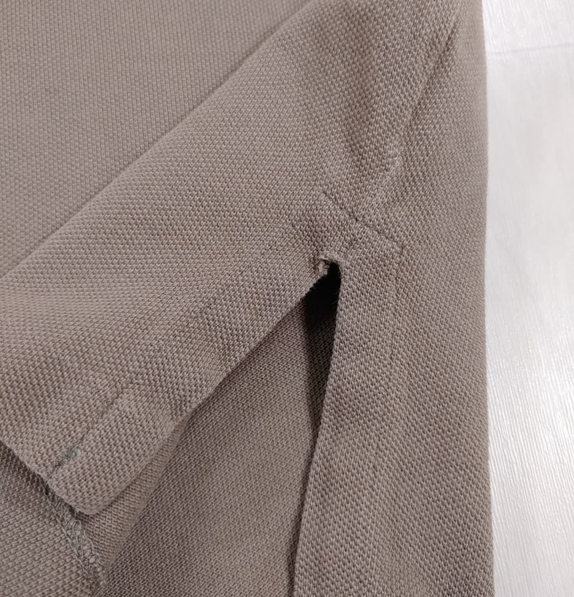 폴로 랄프로렌 커스텀핏 롱 반팔 카라티 L 상품이미지6