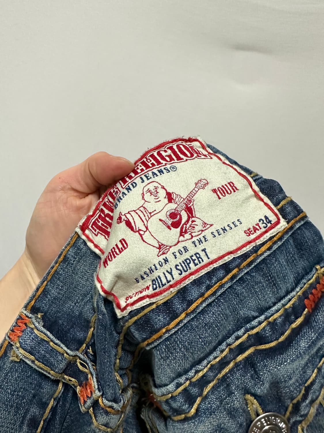 트루릴리젼 스티치 데님 팬츠 상품이미지3