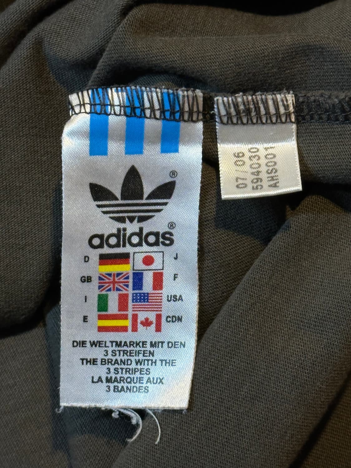 대장급) 00's 아디다스 사이드라인 롱슬리브 오렌지 브라운 상품이미지5