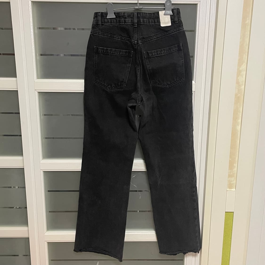 자라 여성 블랙 데님 팬츠 사이즈 36 상품이미지2