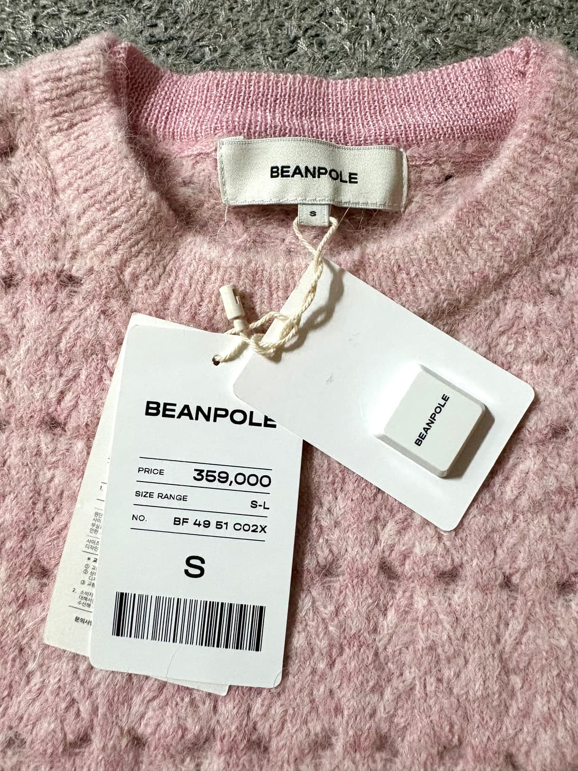 [새상품]빈폴 알파카 니트 상품이미지2