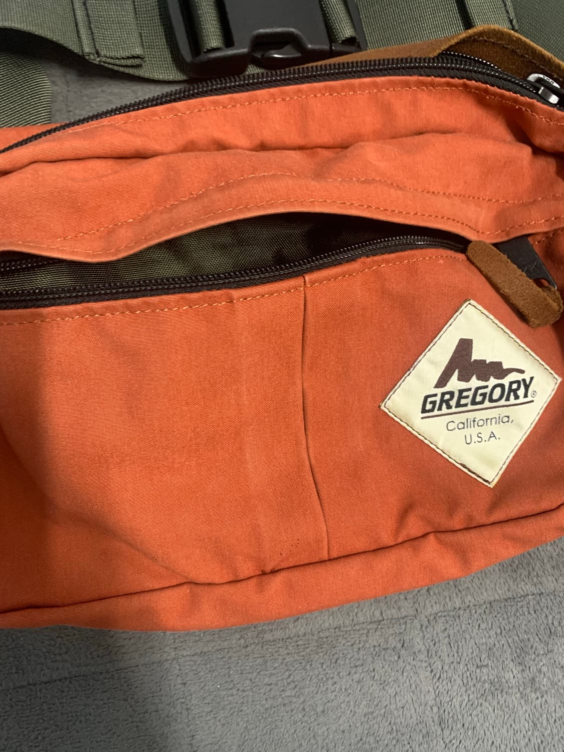 그레고리 오렌지 크로스백&힙색 상품이미지2