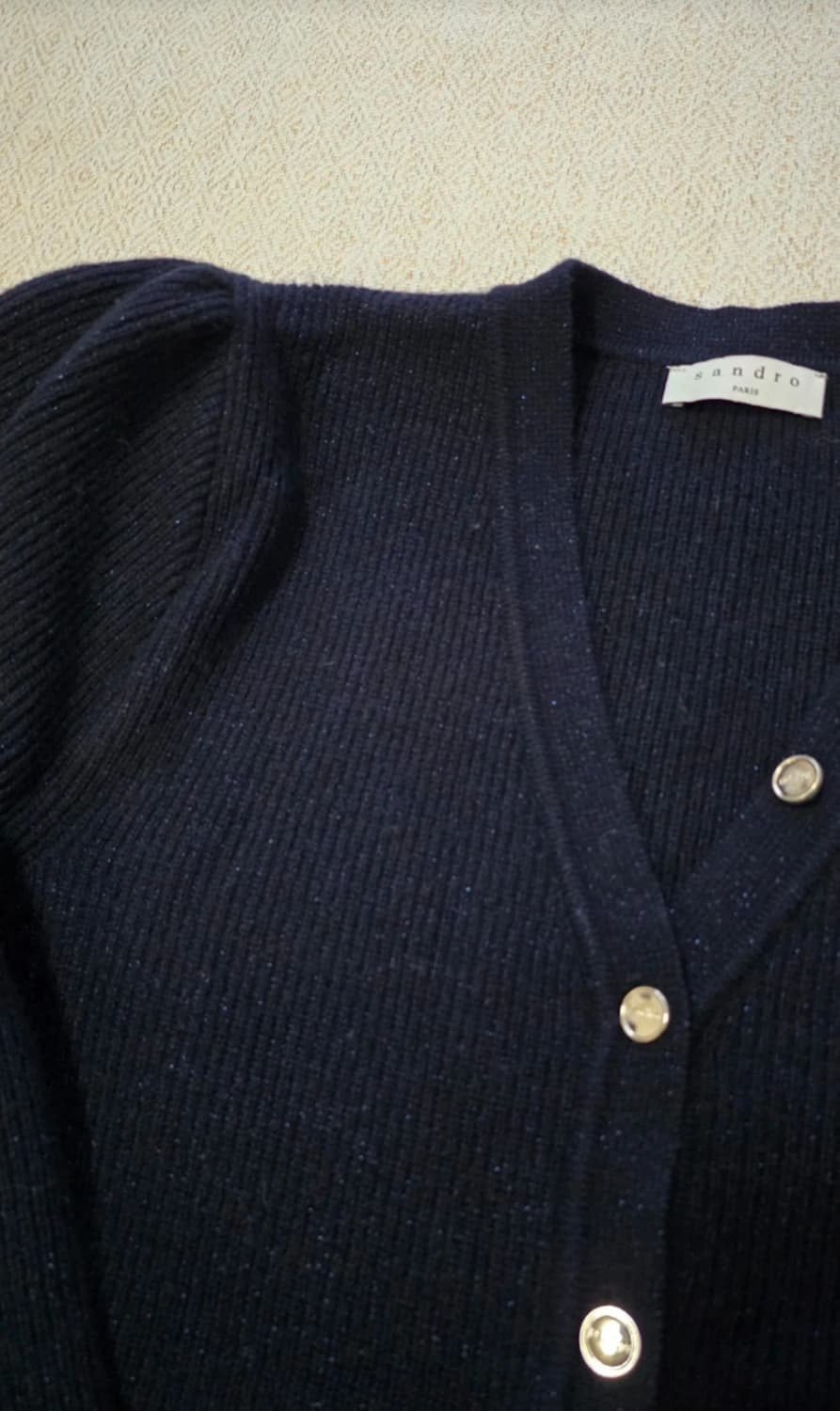 산드로 네이비 가디건 상품이미지2