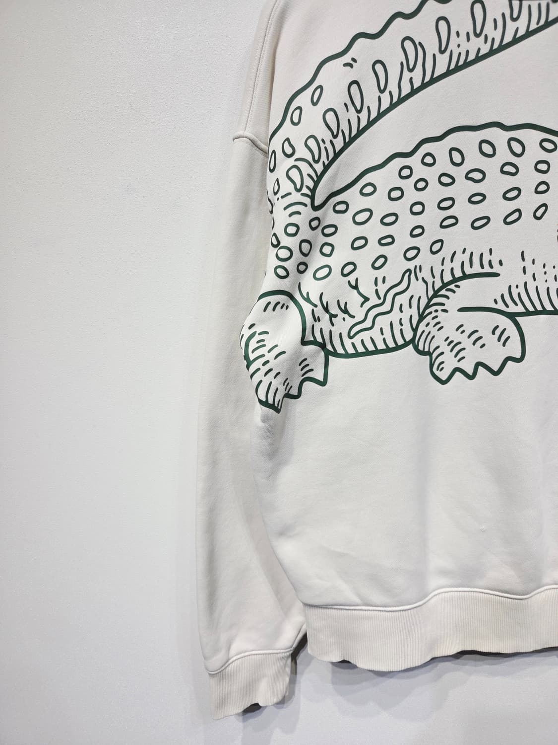 라코스테 빅 로고 루즈핏 맨투맨 상품이미지5