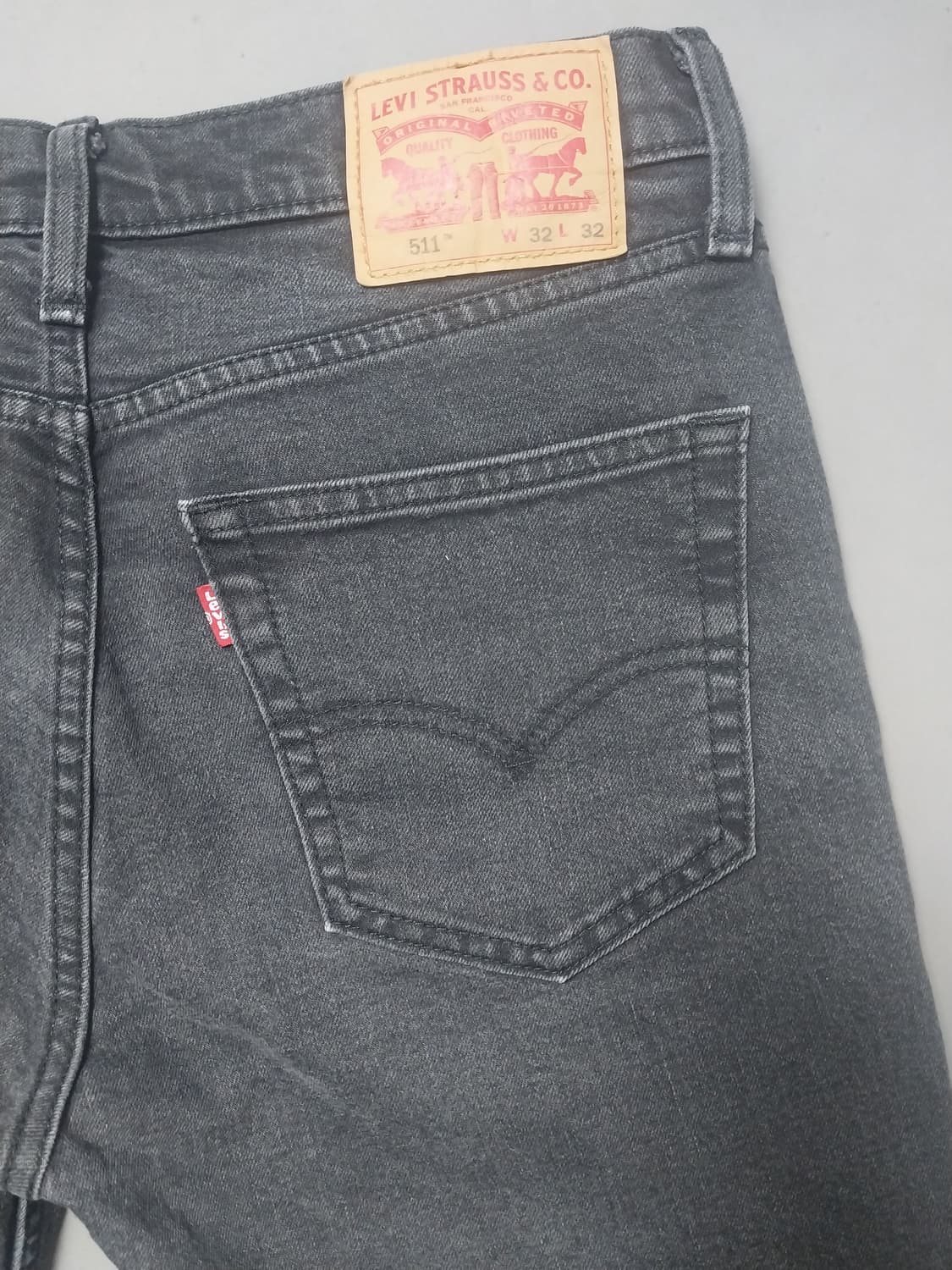 [32] 리바이스 511 웜 블랙 슬림진 청바지 상품이미지9