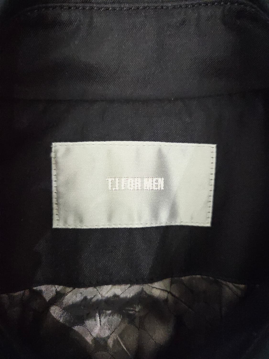 T.I FOR MEN 티아이포맨 실크 혼방 더블 트렌치 코트 블랙 상품이미지6