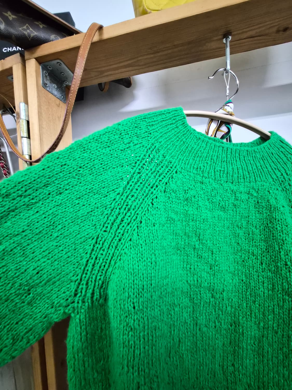 그린 핸드메이드 봄니트. 임블리 파스텔 면팬츠 상품이미지3