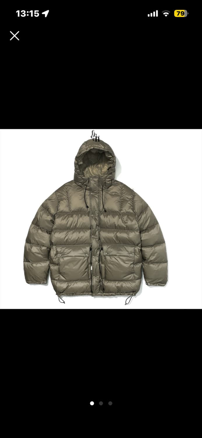 페치선데이 구스다운 패딩 L 새상품 상품이미지1