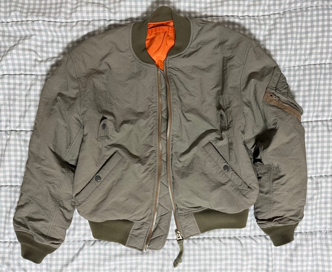 느린양반 스펙테이터 에어맨 ma-1 M사이즈 상품이미지1