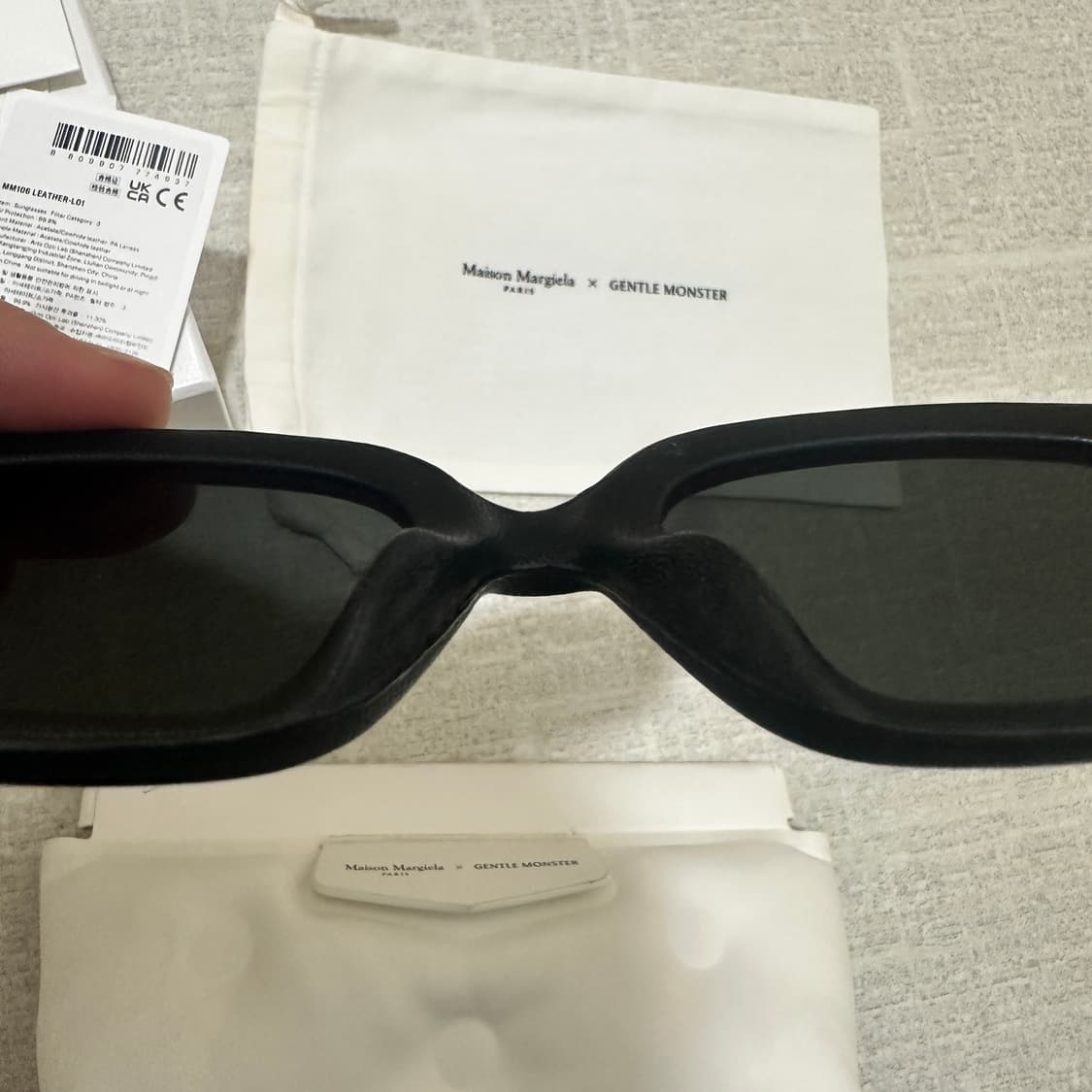 젠틀몬스터x메종 마르지엘라 레더 mm106 선글라스 상품이미지7