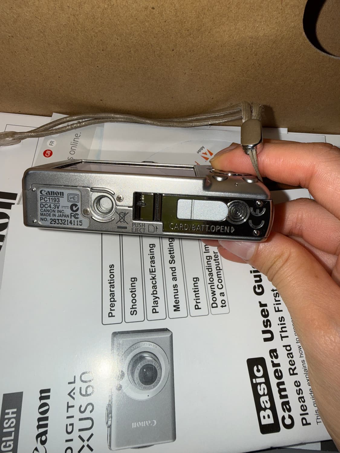 캐논 익서스60 canon ixus60 (ixy70) 풀박스 상품이미지4