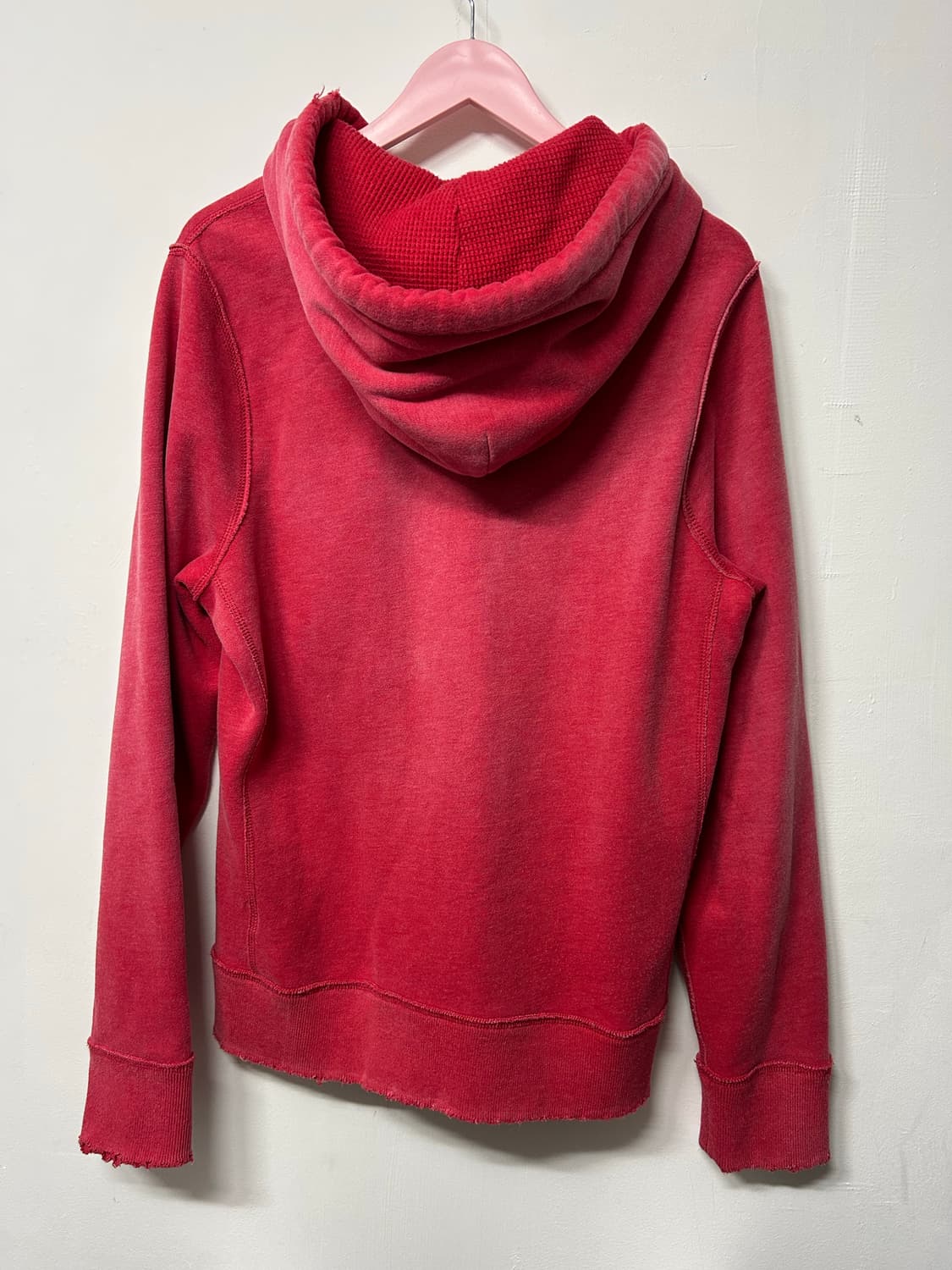 아베크롬비 피그먼트 핑크 기모후드 M 상품이미지2