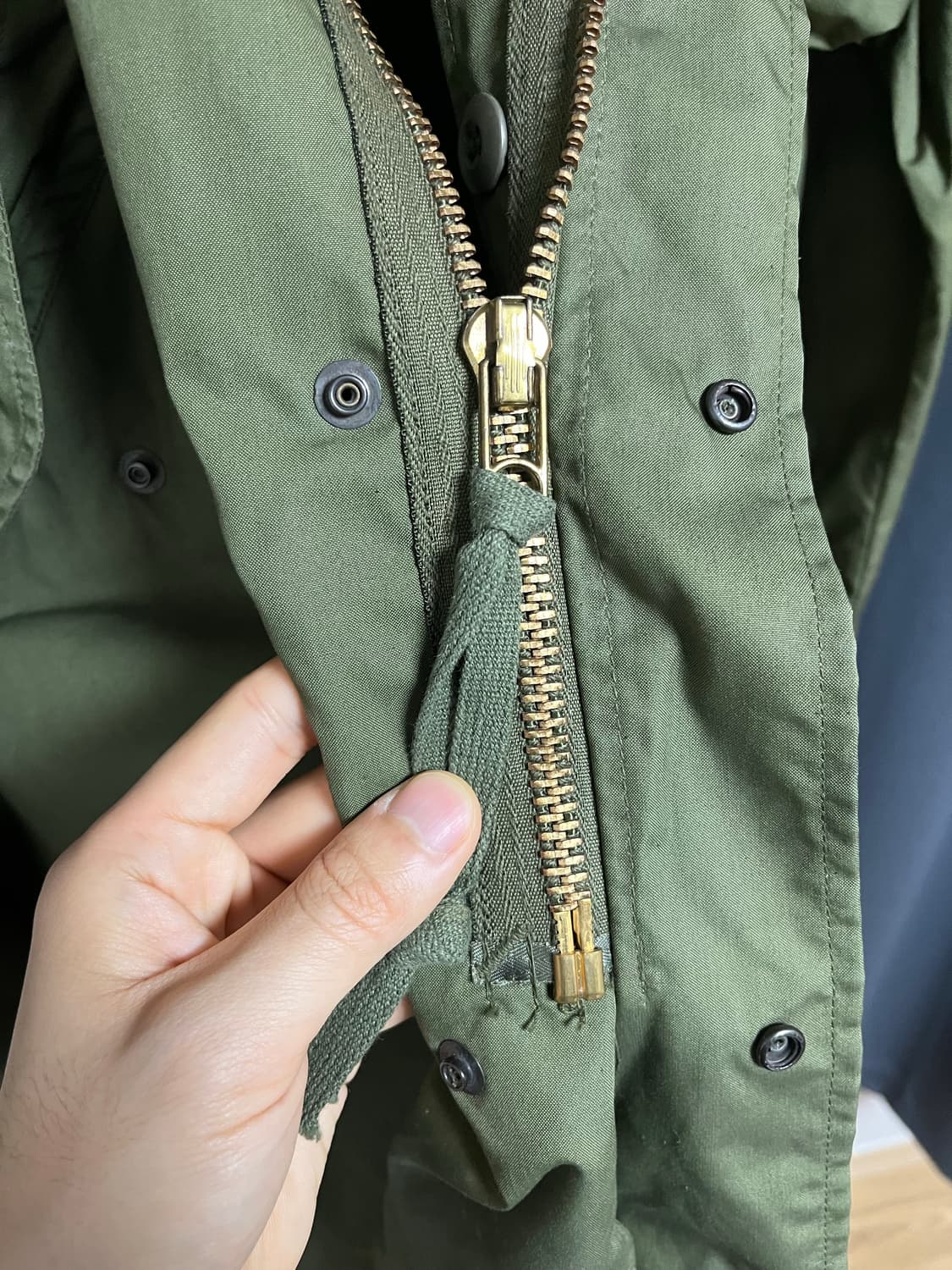 M65 피쉬테일 파카 오리지널 개파카 XL 민트급 상품이미지4