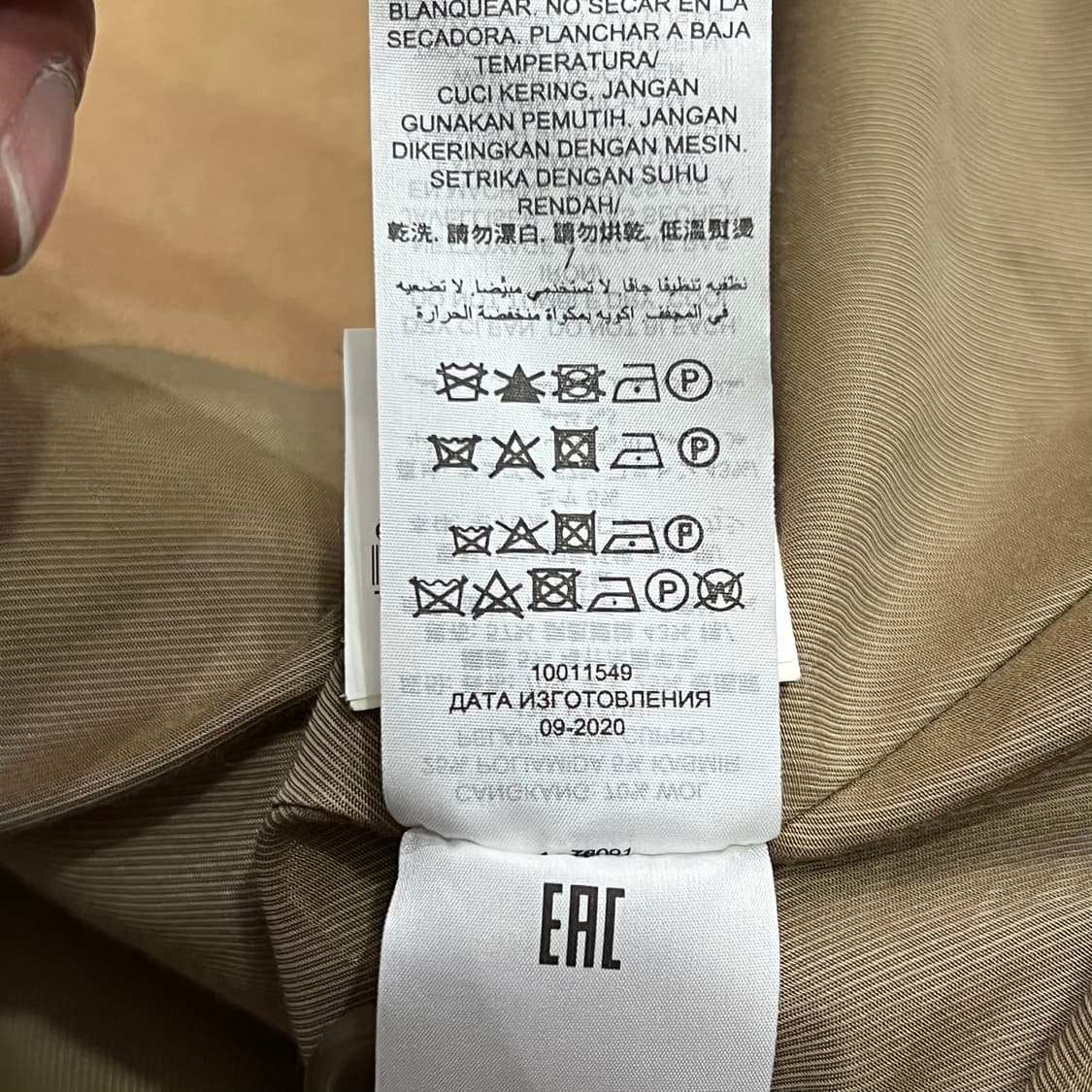  토리버치 울혼방 더블 롱 코트 y15625 상품이미지8