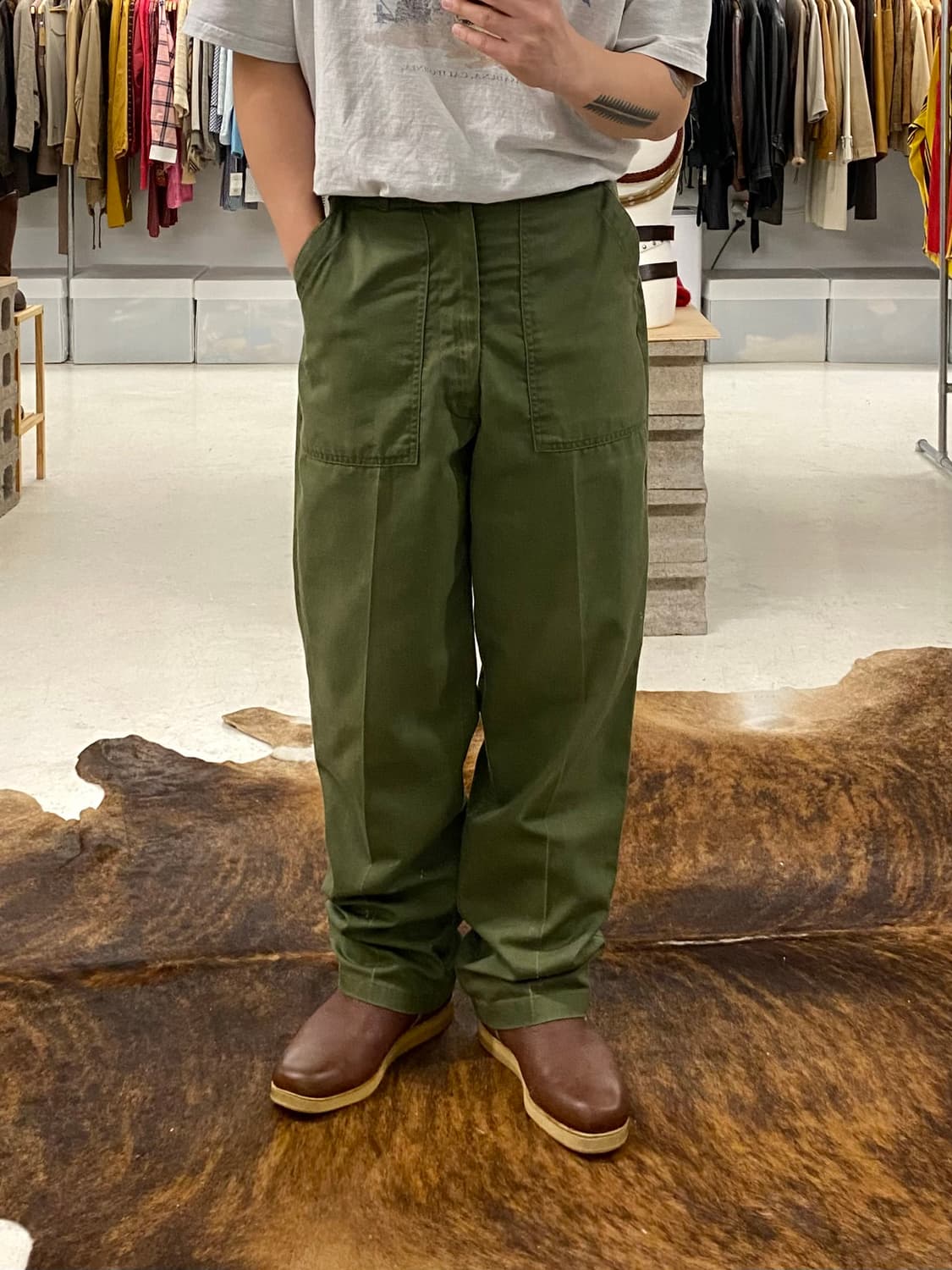 80's U.S Army OG-507 fatigue pants 퍼티그팬츠 상품이미지8
